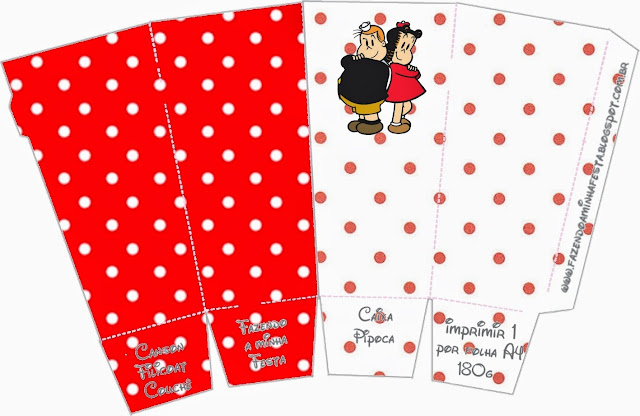 La Pequeña Lulú: Cajas para Fiestas para Imprimir Gratis. Cajas para palomitas de maíz = pop corns = poporopos