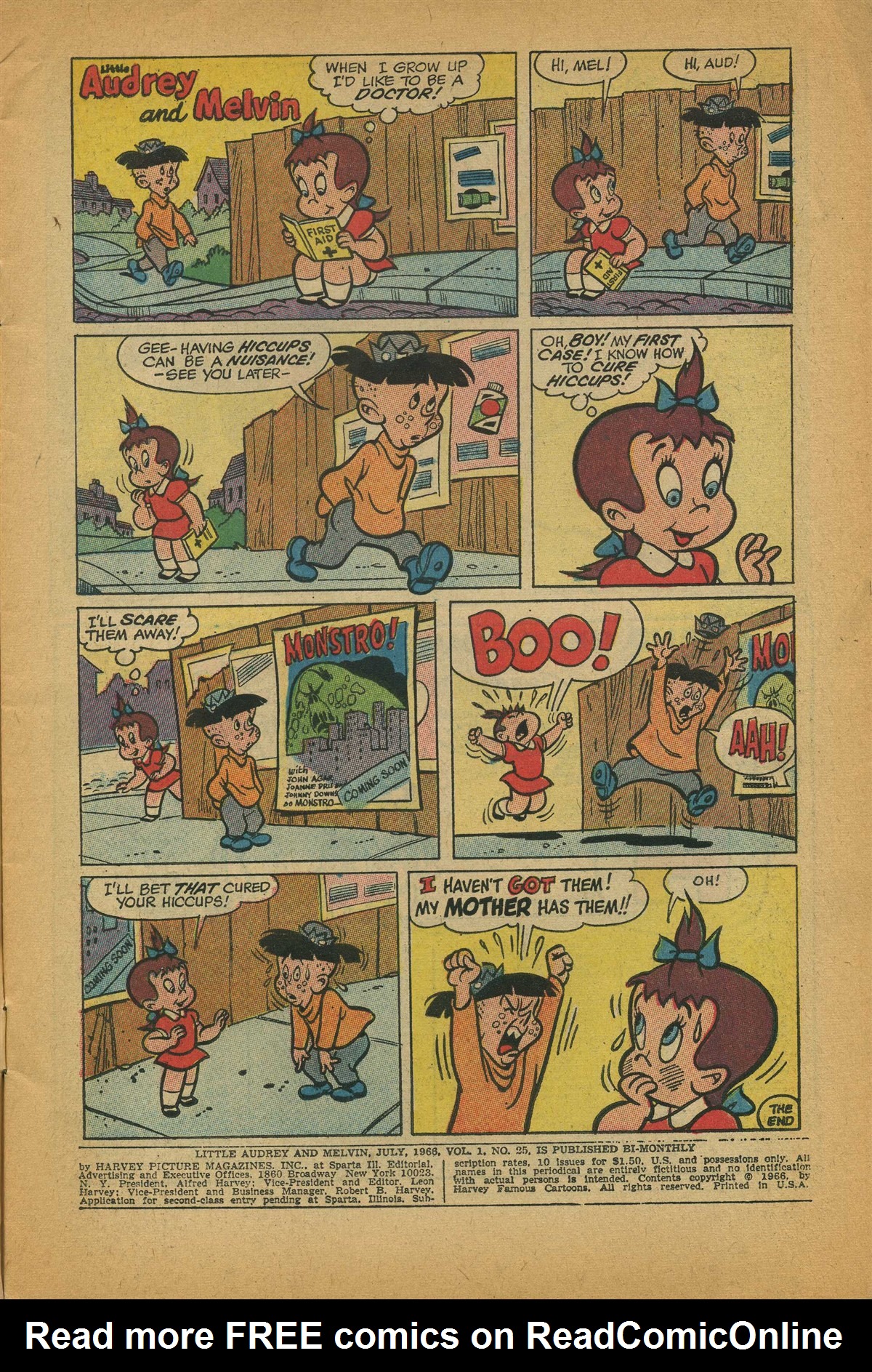 Read online Little Audrey And Melvin comic -  Issue #25 - 3