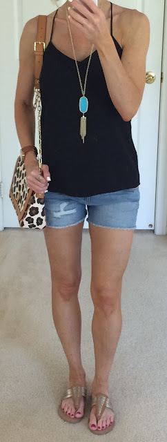 black denim shorts target