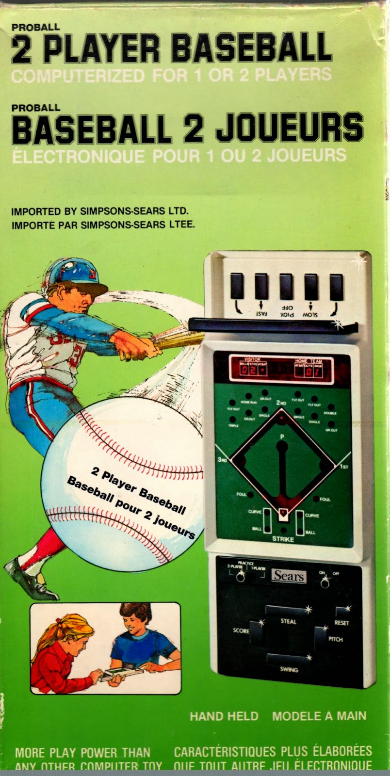 Electronic Baseball : Sears - 2 Player Baseball