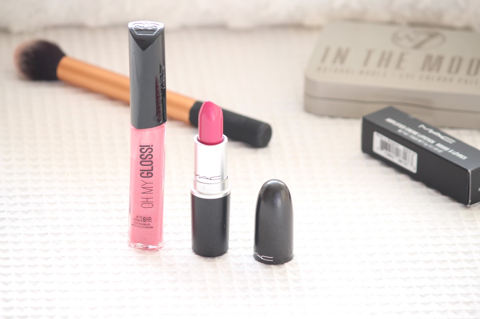 Rimmel oh my gloss lip gloss review MAC girl about town 
