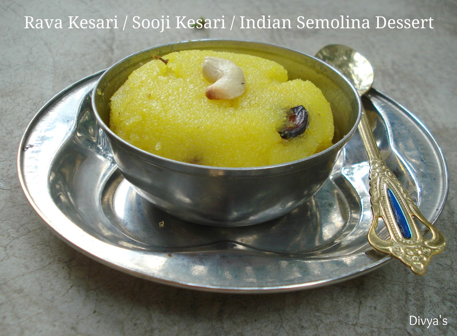 Rava Kesari / Sooji Kesari / Indian Semolina Dessert You Too Can Cook