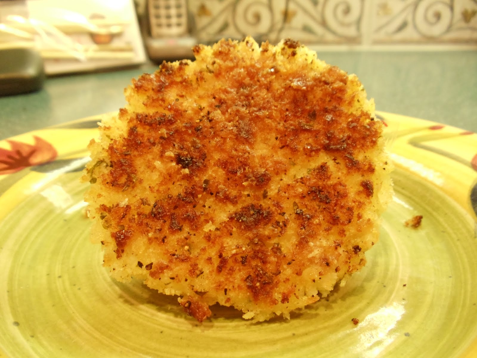 Colleen's Kitchen Therapy Chive Risotto Cakes