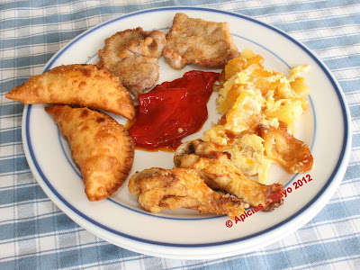  970º Menú, Plato combinado, ensalada y fruta 