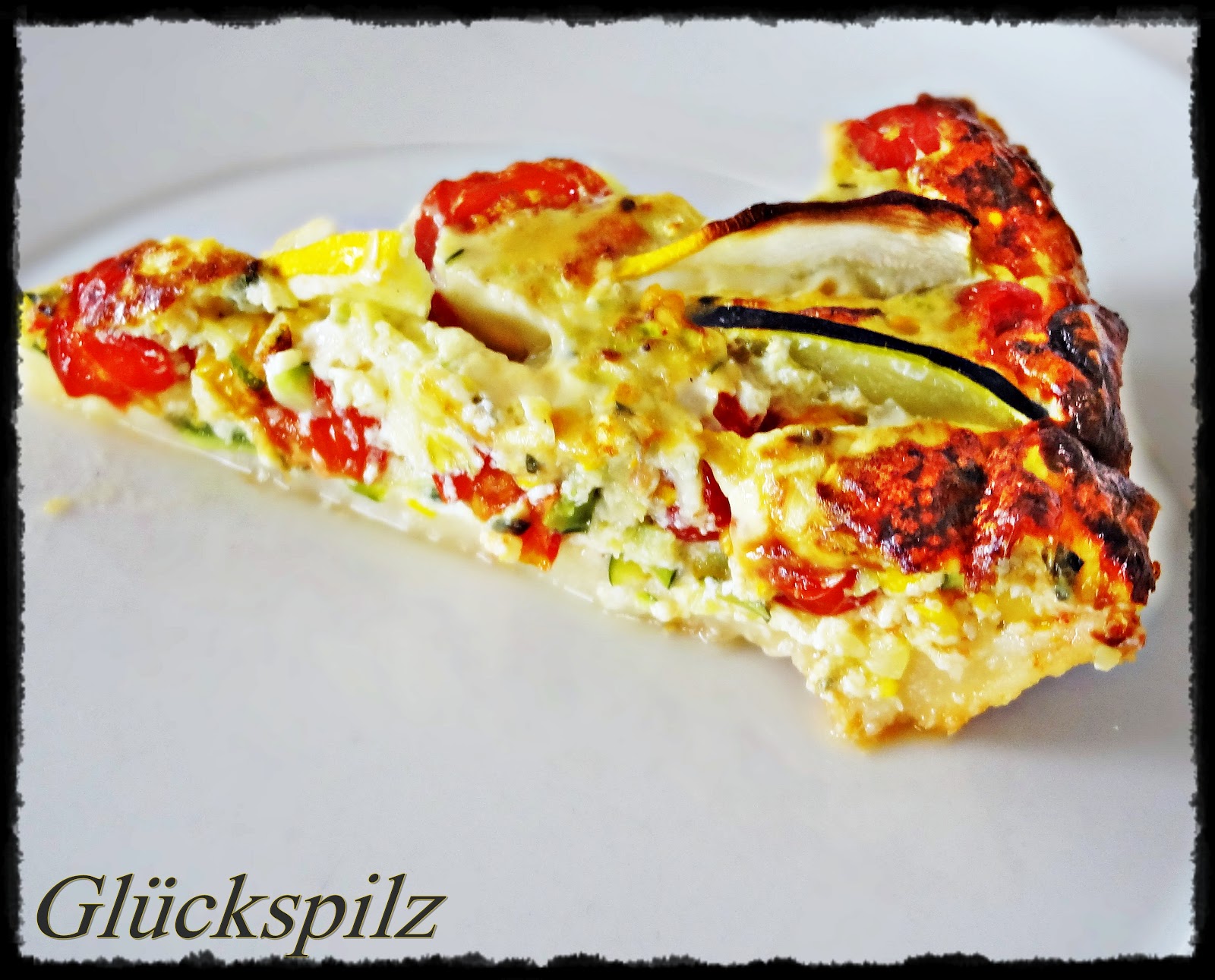 Glückspilz: Tomaten-Zucchini-Quiche