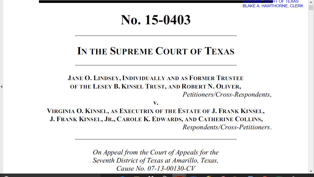 COA.TX Tortious interference with inheritance Viability of claim