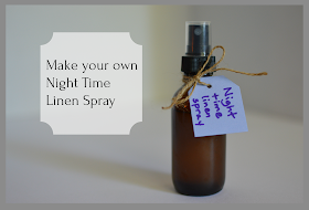 how to make a night time linen spray