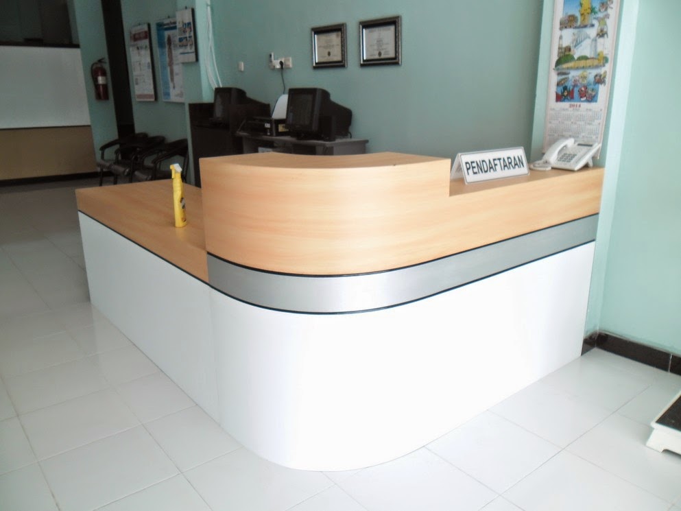  Meja  Untuk Customer Service  Meja  Teller Bank Model 