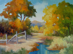 paintings landscape fall painting scenery class everyday nel oil canvas offer sold knife