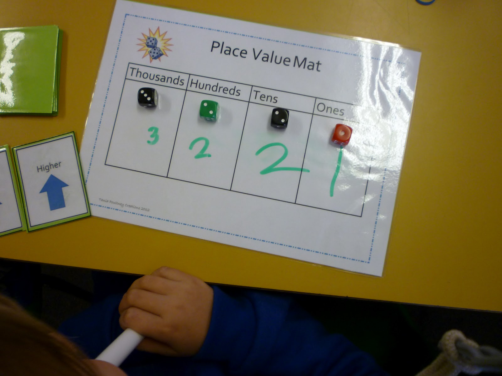 Mrs poultney s ponderings place value game and maths tubs