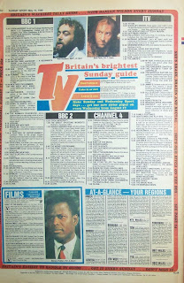 Back cover page of a old Sunday Sport newspaper from 15 May 1988