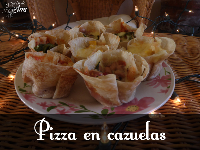 Pizza en cazuelas 