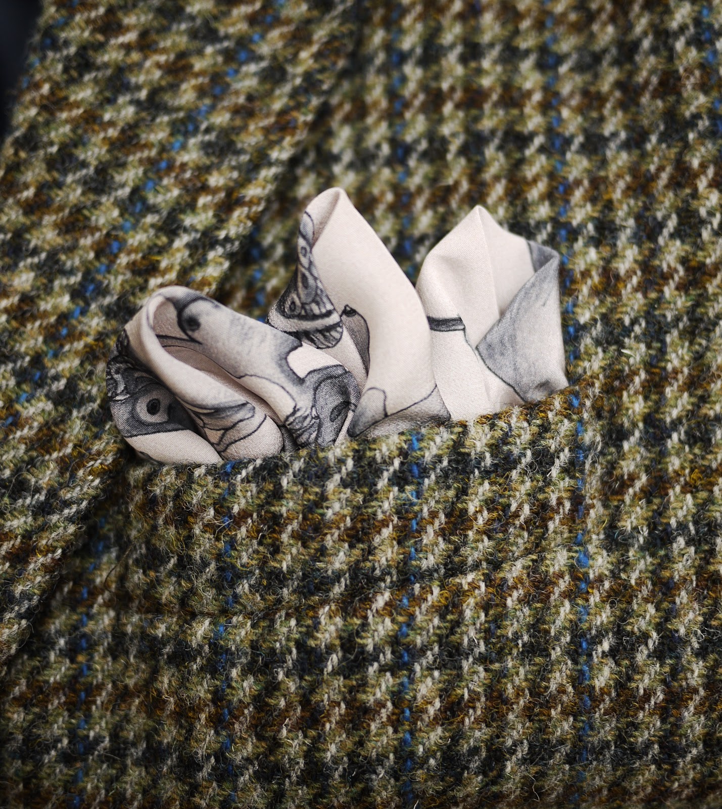 Age of Reason deliciously naughty pocket squares Made in Britain