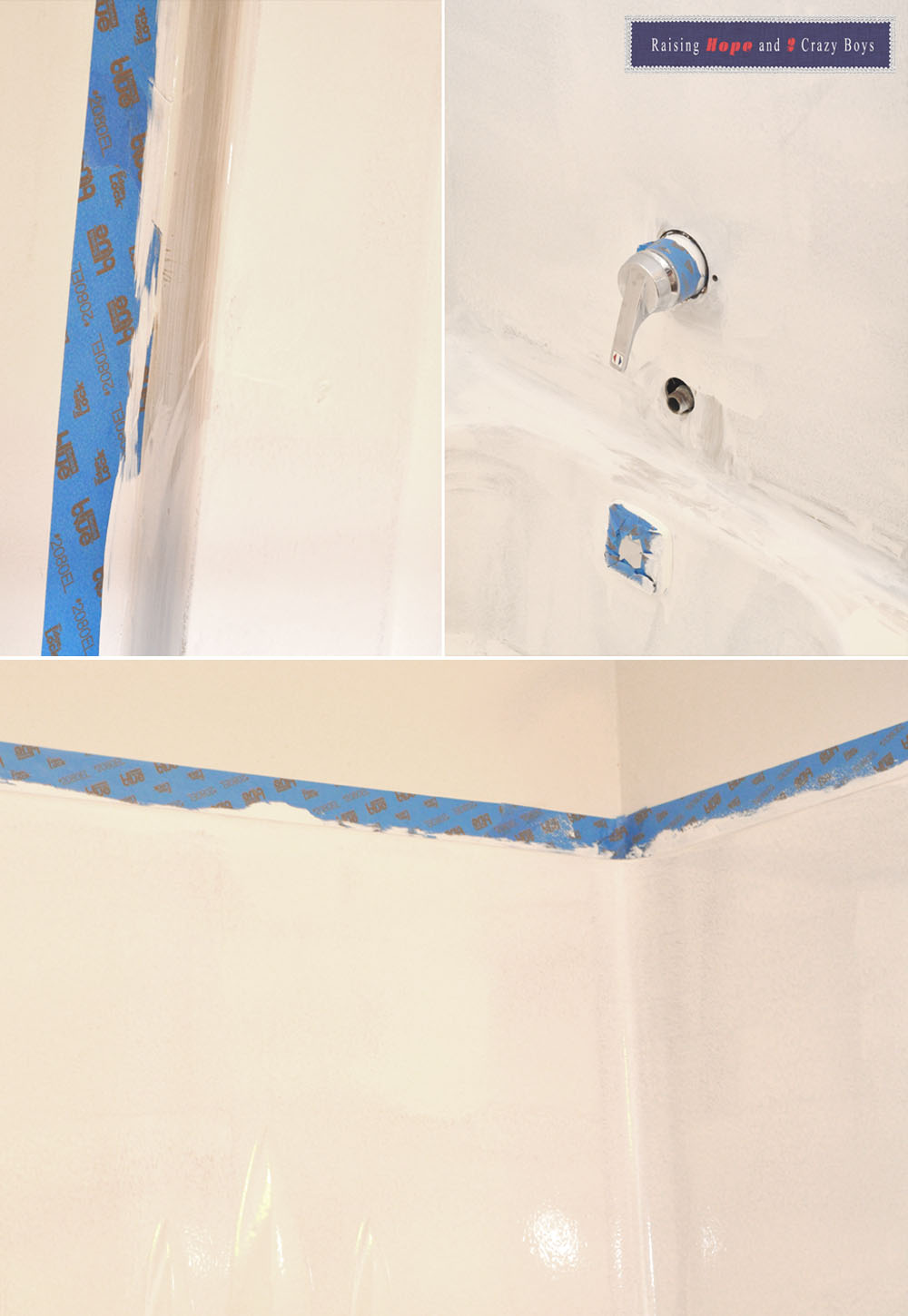 Raising Hope {DIY RustOleum Tub and Tile Refinishing Kit}