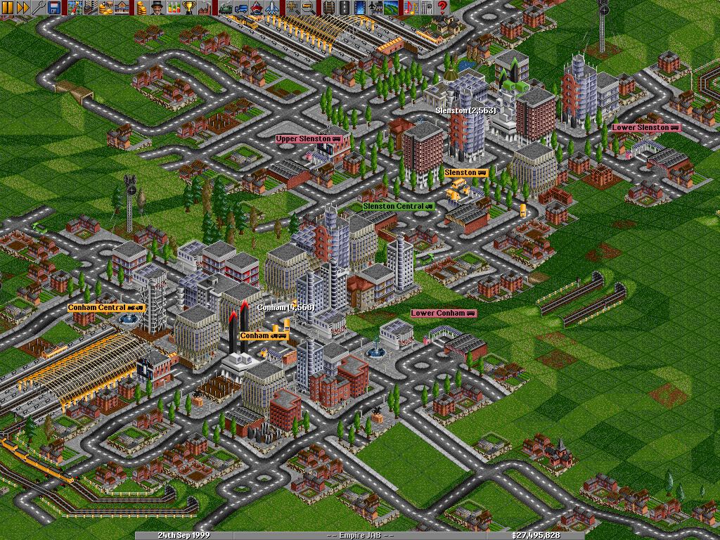 OpenTTD - Versão gratuita do jogo Transport Tycoon Deluxe