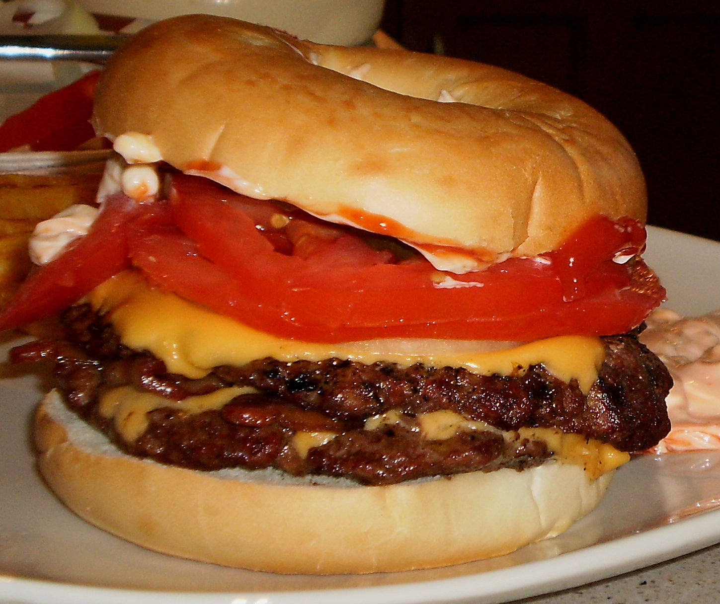 The Best Blog Recipes: Bagel Burgers