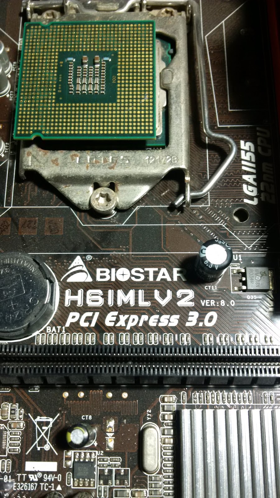 Sửa Main Biostar H61MLV2 Đã Qua thợ
