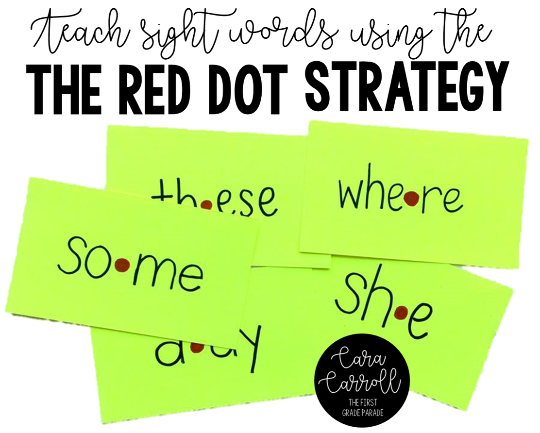 5 Tips for Teaching Sight Words How to Make Them Stick! Cara Carroll