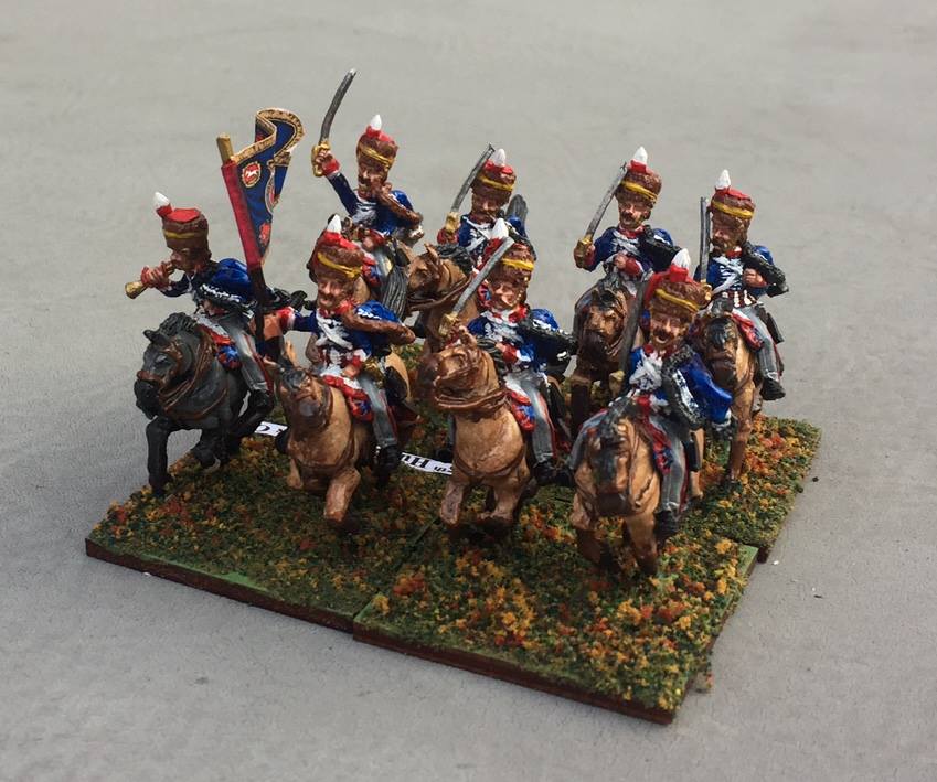 TIN FIGURES OFFICER 15TH LIGHT DRAGOONS HUSSARS REGIMENT OF THE KING 1/32 NV17