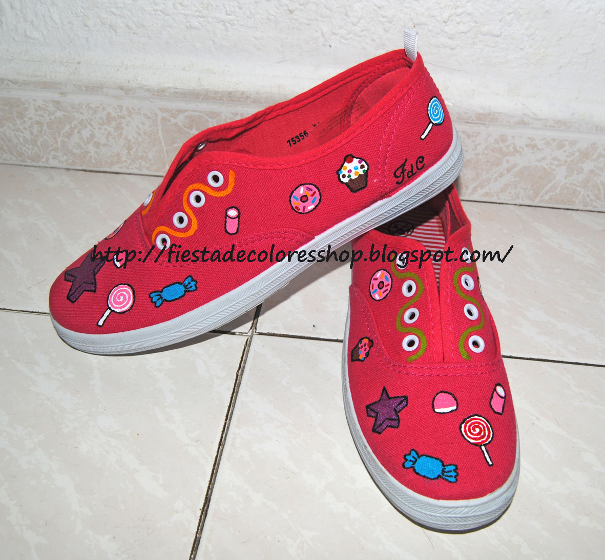 Fiesta de colores Referencia Zapatillas Gominolas