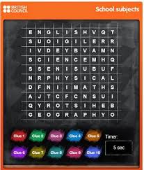 http://learnenglishkids.britishcouncil.org/es/archived-word-games/wordsearch/school-subjects