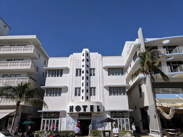 Congress Hotel in the Miami South Beach Art Deco Historic District