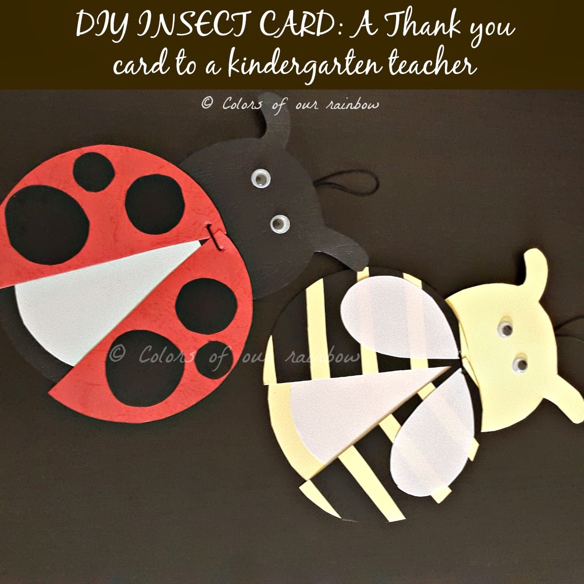 D-I-Y INSECT CARD @colorsofourrainbow.blogspot.ae