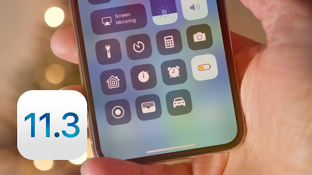 طريقة حل مشكل بطء بطارية اَيفون عن طريق التحديث الجديد iOS 11.3 