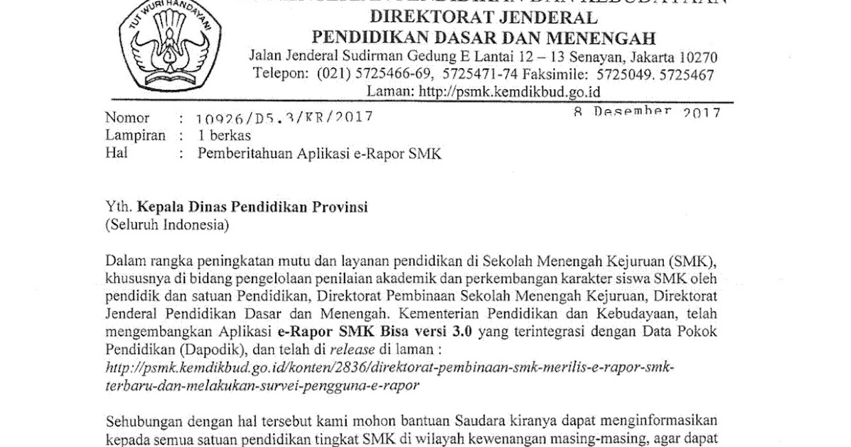 [Aplikasi] &amp; PANDUAN E RAPOR SMK VERSI 3.0 (VERSI UPDATE