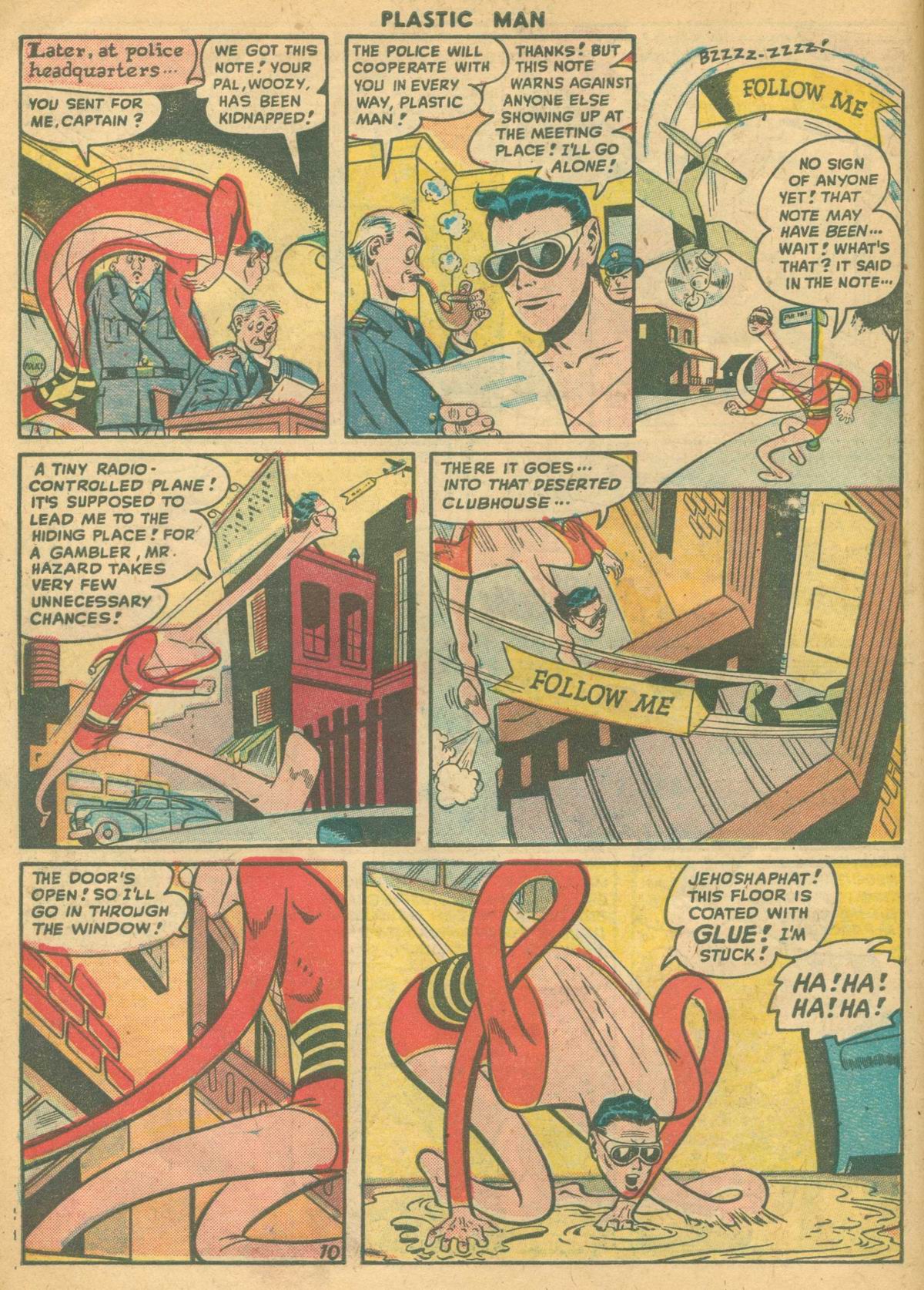 Read online Plastic Man (1943) comic -  Issue #13 - 12