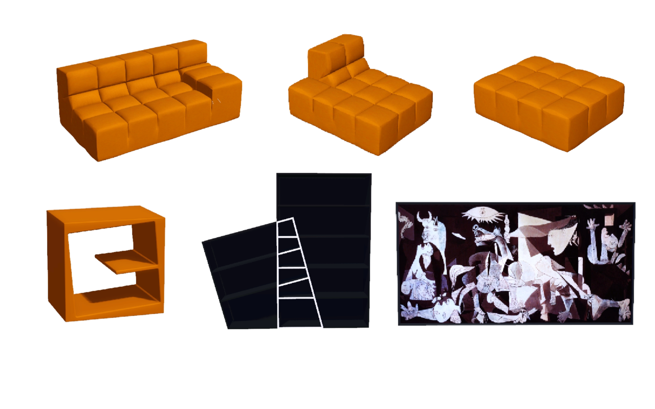 Sims 3 Custom Content Living Room Furniture