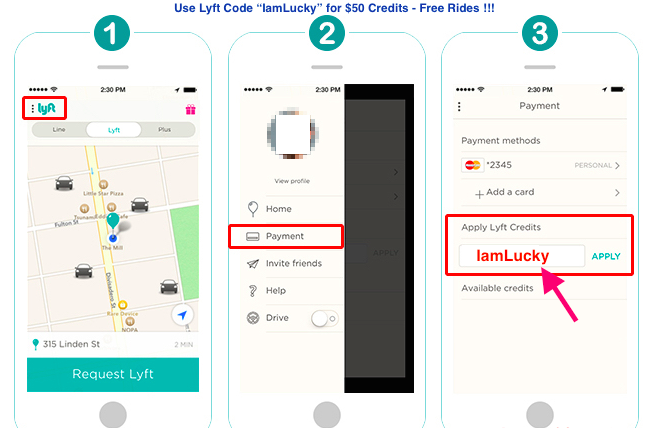 Lyft free ride coupons