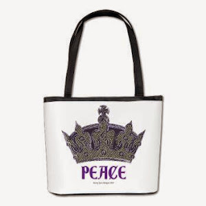 Peace Crown Bucket Bag
