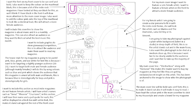 Unit 3:Create a media product : LO2:Annotated visualisation diagrams