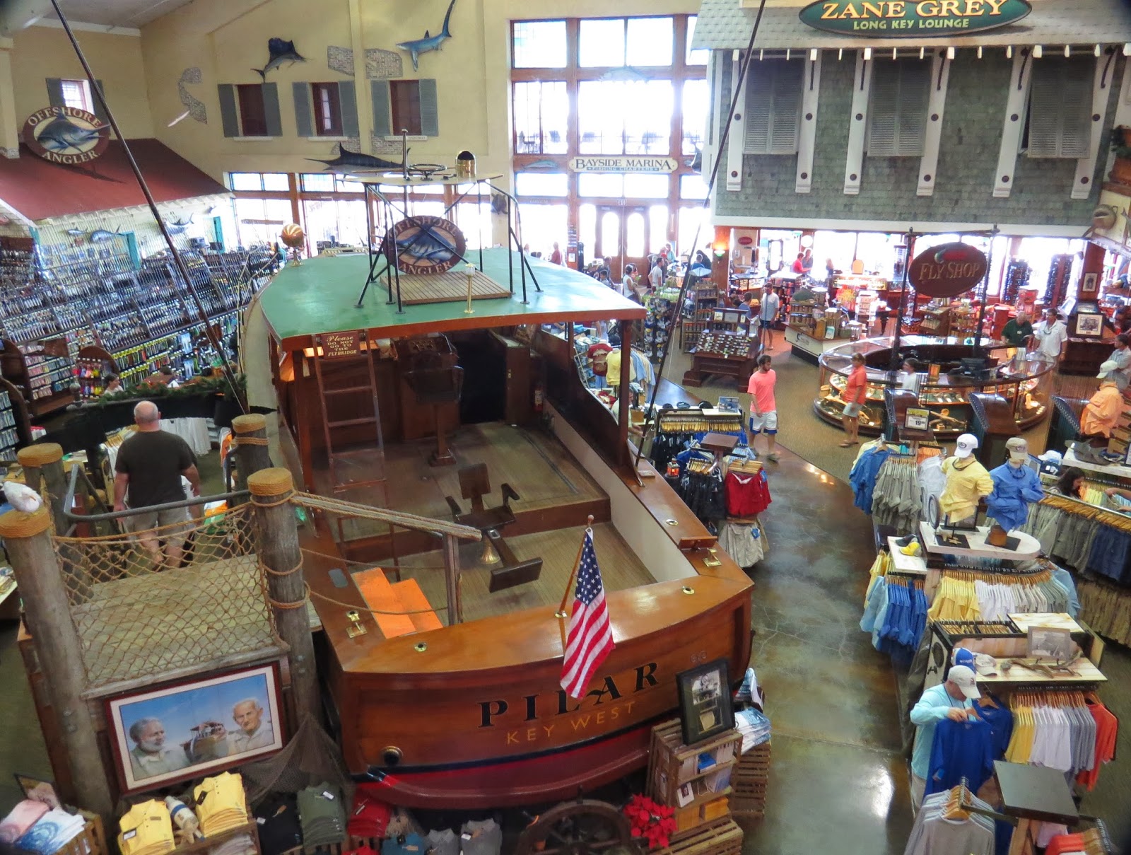 figs flowers food BASS PRO STORE, ISLAMORADA, FLORIDA KEYS
