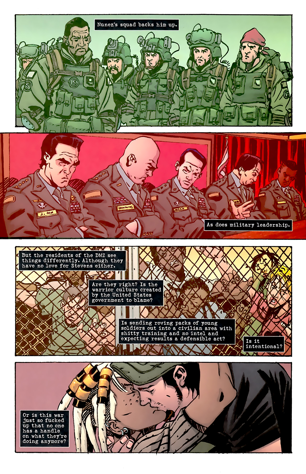 Read online DMZ (2006) comic -  Issue #22 - 11