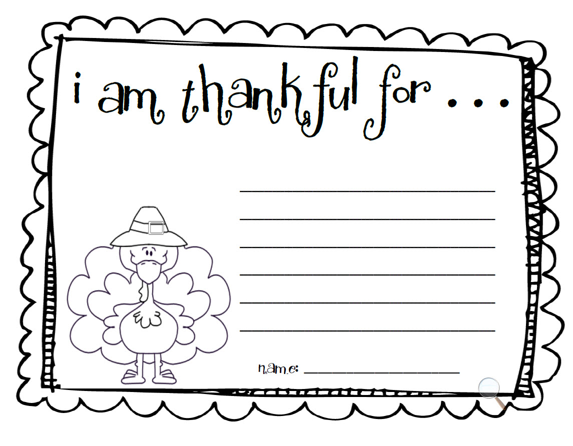 i am thankful coloring pages - photo #9