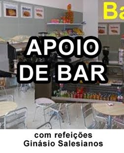 Temos apoio de bar