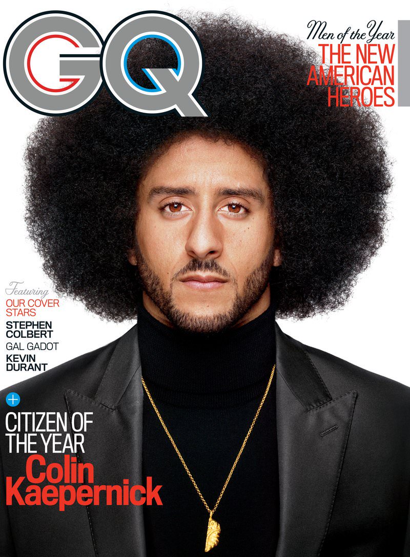 COLIN KAEPERNICK: GQ CITIZEN OF THE YEAR 2017.