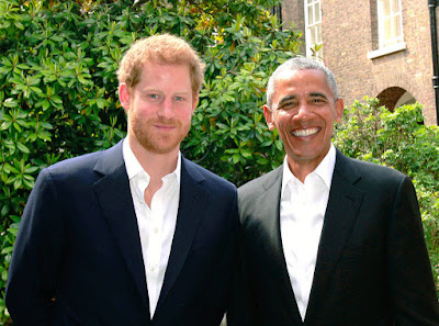 Former President Obama meets with Prince Harry to offer condolences to Manchester bomb attack victims