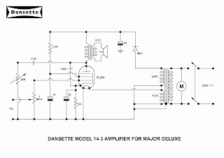 Dansette Workshop: A4 Circuit Diagrams For Major Deluxe, Hi-Fi Mk2 And