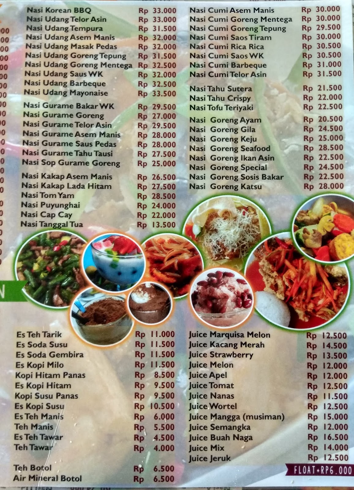 New Formation: DAFTAR HARGA MENU Waroenk Kito