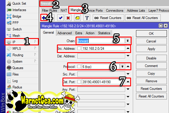Mikrotik Cara Memisah Trafik Game Online Dan Browsing Biasa