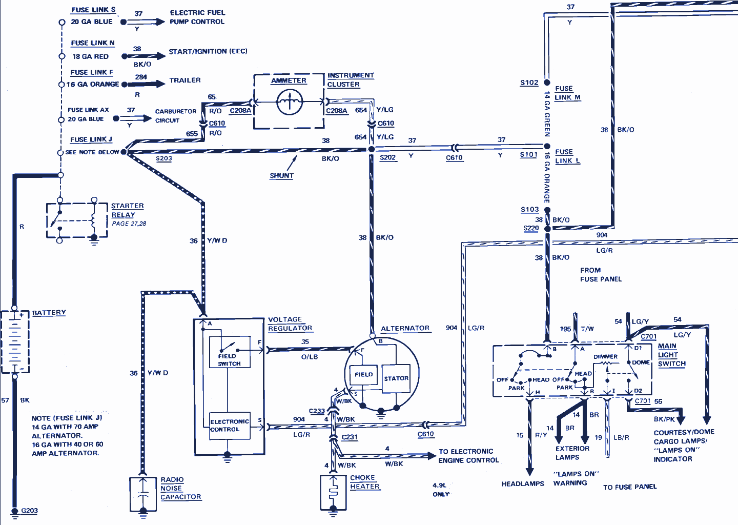 Wiring diagram for a 1978 ford f250