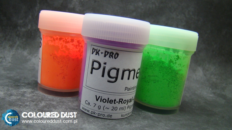 Glowing pigments from PK-PRO