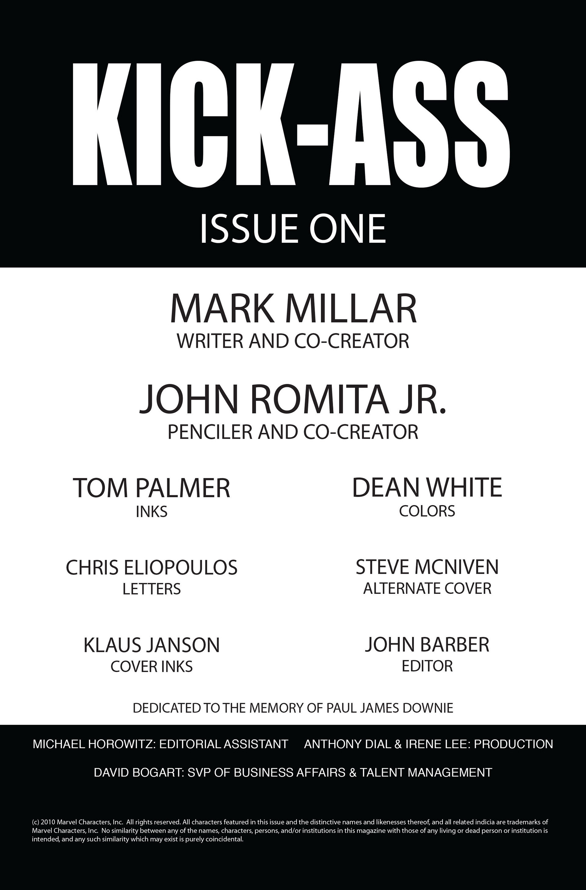 Read online Kick-Ass comic -  Issue #1 - 2