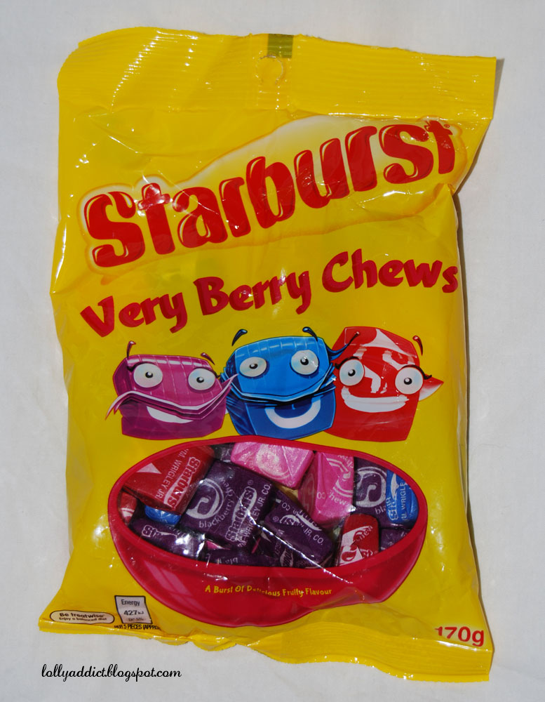 Lolly Addict Australian Confectionery Reviews Starburst Very Berry Chews