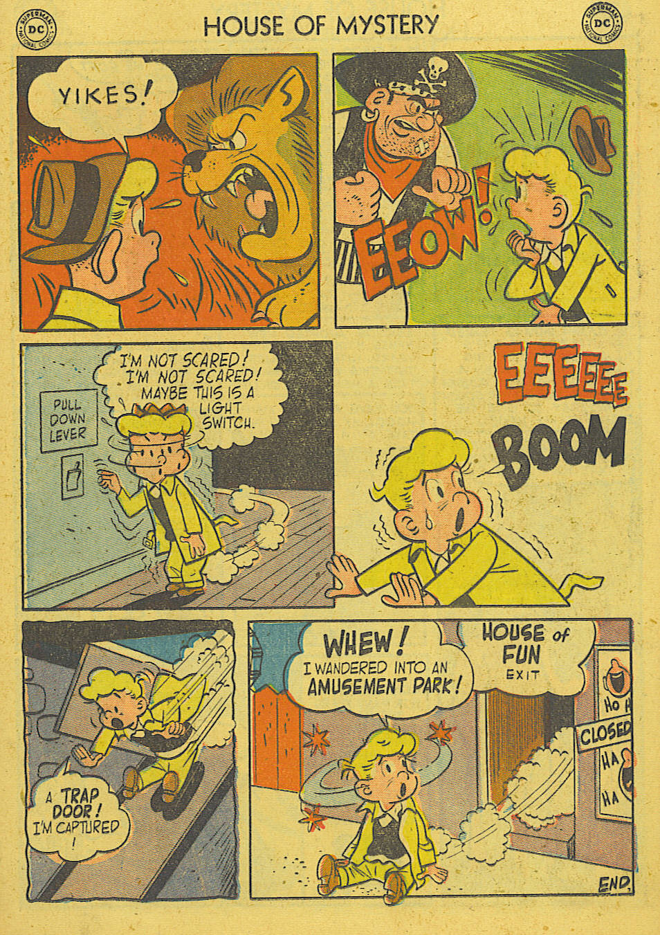 Read online House of Mystery (1951) comic -  Issue #38 - 17