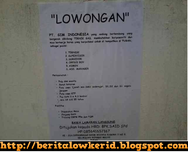 Best Auto Recovery >> LOWONGAN KERJA PT.GIM INDONESIA - Berita Transkerja - Inovatif, Kreatif dan Progresif Best Auto Recovery >> LOWONGAN KERJA PT.GIM INDONESIA - Berita Transkerja - Inovatif, Kreatif dan Progresif