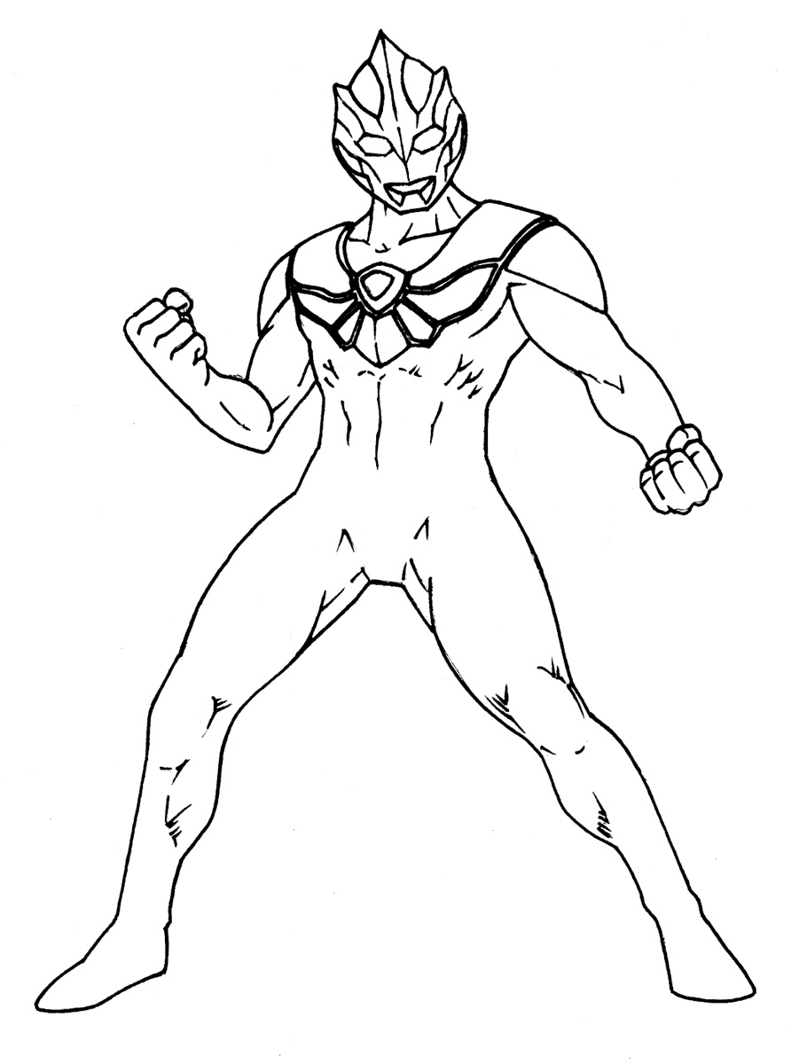ultraman zero coloring pages - photo #20